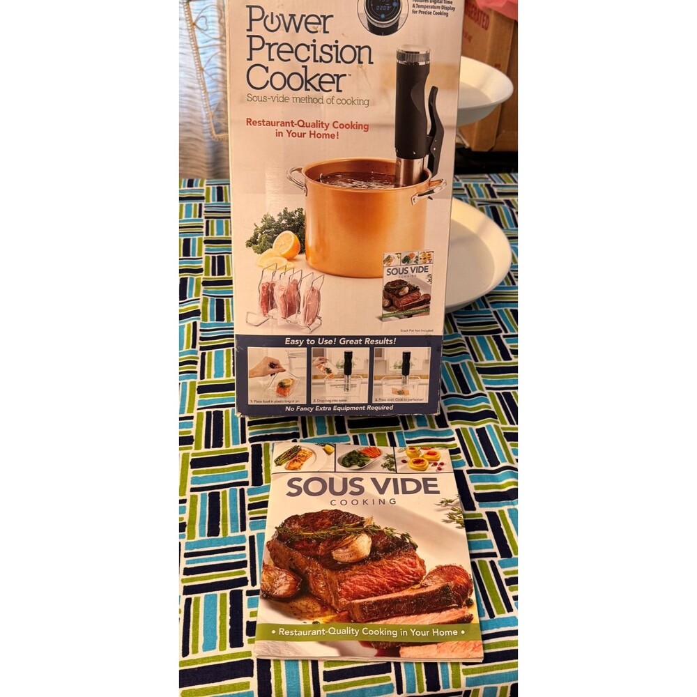 Power Precision Cooker Sous-vide Method Of Cooking Tristar Digital time Temperat